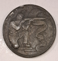 1956. Shooting prize medal zinc 40 mm, (76)