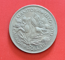 1970 Canada Commemorative $1, 100th Anniversary - Annexation of Manitoba (1796)
