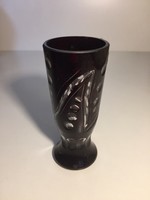 Metszett kristályüveg pohár Engelman design 2. (19)