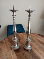 Pair of large candle holders