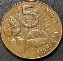 Finnország 5 márka, 1993