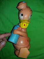 Antique newsstand disney donald duck donald duck rubber figure 20 cm condition according to the pictures