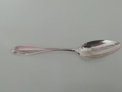 Antique silver, classic soup spoon, pest (p), J. Prandtner