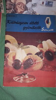 1968.Dr. Aladárné Porpáczy: specially placed ... -Színe-java booklet book according to the pictures