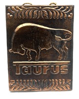 Taurus rubber company embossed copper plaque from the 1970s