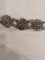 Antique, silver-plated bracelet