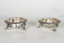 Pair of silver spice holders