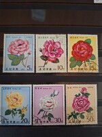 1979.- Észak-Korea - Virágok-Rózsák (V-3.)