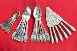 Vintage Silver Plated Alpaca Cutlery Set