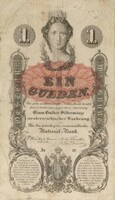 1 forint / gulden 1858 eredeti tartás