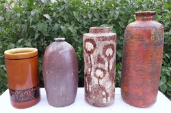 Modern vase, granite, zsolnay.