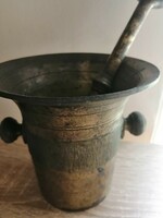 Copper mortar from the early 1900s