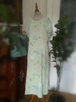 Laura ashley 42 pistachio green floral maxi long dress