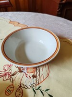 Alföldi porcelán sárga csíkos kocsonyás, gulyás tányér