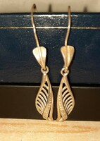 Silver decorative earrings