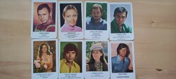 8 card calendars 1975-1979