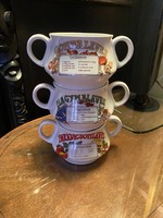 Retro recipe soup cups