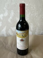 1 Glass of 7.5dl French red wine 2005 Chateau Pigeon Lacombe bordeaux (13%)