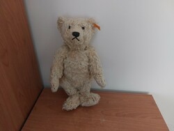 (K) steiff teddy bear, purring, approx. 32 cm.