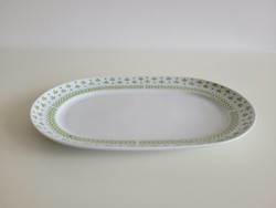 Old plain porcelain bowl 29.5 cm retro parsley clover pattern cake tray