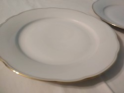 2 db egyben CSEH hófehér lapos tányér