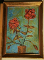 George of Romania (1903-1981): red flower