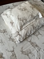 2 Reindeer patterns in a pair of personal bedding sets