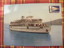 Mahart postcard - Beloiannis passenger ship 650 passengers
