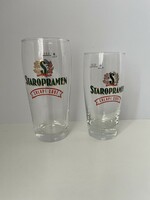 Staropramen beer glass - 2 pcs