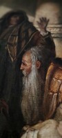 Jesus in the Jerusalem Temple painting, Rembrandt