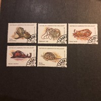1993.-Madagascar-animal world-snails (v-63.)