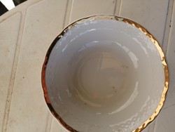 Csehszlovák Thun aranyszegélyes kompótos tányér