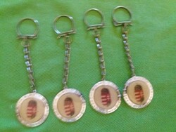1990. The metal trafficker of the change of regime: key ring with Hungarian coat of arms in pieces according to the pictures