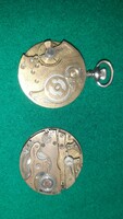 2 pieces of roskopf pocket watch mechanism for repair