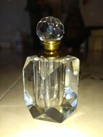 Gyönyörű ólom kristály parfüm tartó soha nem használt