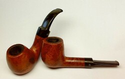 A pair of rare oldenkott tower nicofry wide-mouthed, stylish bruyére root pipe from germany