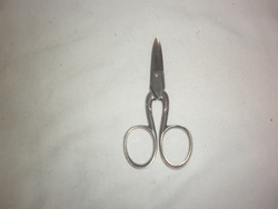 Antique tiny Solingen scissors with Othello head hammer