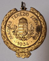 1934. Hungarian Bowling Association sports medal (19)