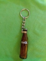 Retro traffic goods bazaar goods metal / plastic key ring coca - cola glass figure as shown in the pictures
