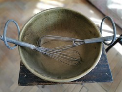 Copper whisk, frother