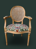 Vintage armchair armchair with new upholstery