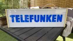 Telefunken radio - double-sided illuminated advertising sign (sign, fluorescent)