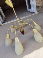 Retro six-arm chandelier