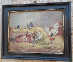 Antik Nádudvari Z. K.  - Olaj Vászon Festmény