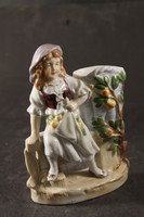 Kislány figurás porcelán váza 906