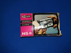 Old meopta ns 8 ndk - ddr metal slide cutting machine with box, factory condition according to the pictures