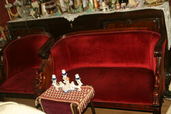 Antique swan neck living room set
