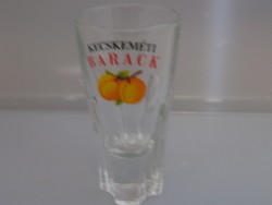 Retro peach brandy glass from Kecskemét