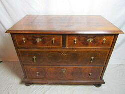 Antique neo-baroque dresser with 2+2 drawers