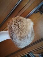 Women's fox fur cap / hat